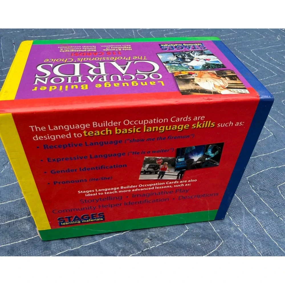 Stages Learning Materials educational flashcard